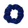 Blauwe velvet scrunchie (1056460)