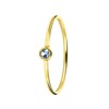 14 karaat geelgouden ring licht blauwe zirkonia (1056483)