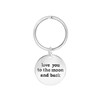 Sleutelhanger 'love you to the moon and back' (1059079)