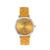 Regal horloge met een gele rubberen band (1056655)
