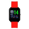 Axcent Smartwatch mit rotem Gummiarmband (1059677)