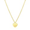 Halskette, 925 Silber, vergoldet, mit Herz-Anhänger, Love (1059975)