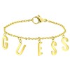Guess stalen goldplated armband LOS ANGELES (1060376)