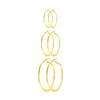 Bijoux-Set mit goldfarbenen Ohrringen (1060458)