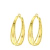 Goudkleurige bijoux oorringen (1060561)