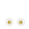 Goudkleurige bijoux oorbellen bloem (1060566)