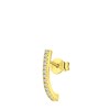 Suspender-Ohrring, 925 Silber, vergoldet, mit Zirkonia (1061057)