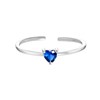 Zilveren ring Love month stone hart (1061657)