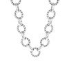 Zilverkleurige bijoux ketting chunky (1062227)