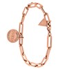 Guess stalen roseplated closed forever armband (1062372)