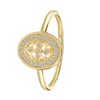 Ring, 750 Gelbgold, 30 Diamanten, 0,07 kt (1062563)