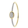 Ring, 585 Gelbgold, mit 31 Diamanten 0,05 kt, oval. (1062824)