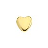 Stalen goldplated slider hart (1063018)