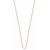 Stalen rose plated ketting 80 cm (1015728)