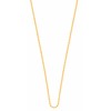 Stalen gold plated ketting 80 cm. (1015729)