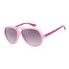 Sonnenbrille mit rosa Rahmen und dunklen Gläsern (1021597)