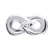 Zilveren hanger infinity met zirkonia (1026751)