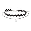 Montini Byoux-Halsband-Set schwarz mit Perle (1040981)