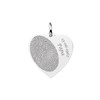 Zilveren hanger hart vingerafdruk 19x19 (1044747)