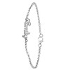 Zilveren naamarmband elegant (1058427)
