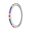 Ring aus 925er Silber, mehrfarbig, Zirkonia (1070106)