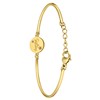 Stalen goldplated armband sisters (1070149)