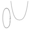 Zilveren set ketting en armband zirkonia (1070189)