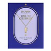 Stalen goldplated ketting letter F (1070355)