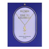 Stalen goldplated ketting letter S (1070381)