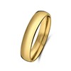 Stalen goldplated ring 4mm (1070569)