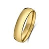 Stalen goldplated ring 5mm (1070571)