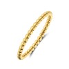 Ring aus Edelstahl, vergoldet, Kugeln, 3mm (1070579)