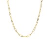 Stalen goldplated ketting closed forever 4mm (1070609)