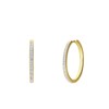Ohrringe aus 925er Silber, vergoldet, Kristall, 30 mm (1070978)
