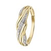 14 karaat geelgouden ring met diamant 0.01ct (17059879)