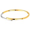 14k bicolor gouden bangle armband (1004324)