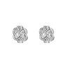 Gerecycleerd zilveren oorknoppen Surinaamse mattenklopper (1063833)