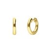 Runde Ohrringe aus 925 Silber, vergoldet, 12 mm (1071176)