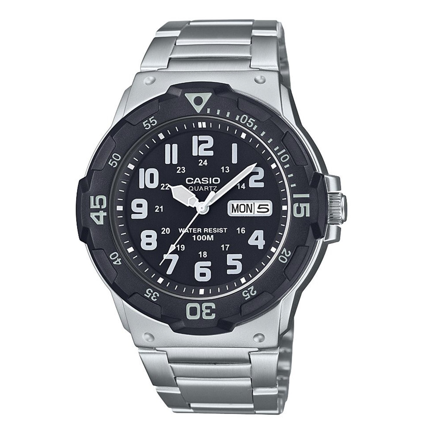 Casio Heren Horloge Zilverkleurig MRW-200HD-1BVEF