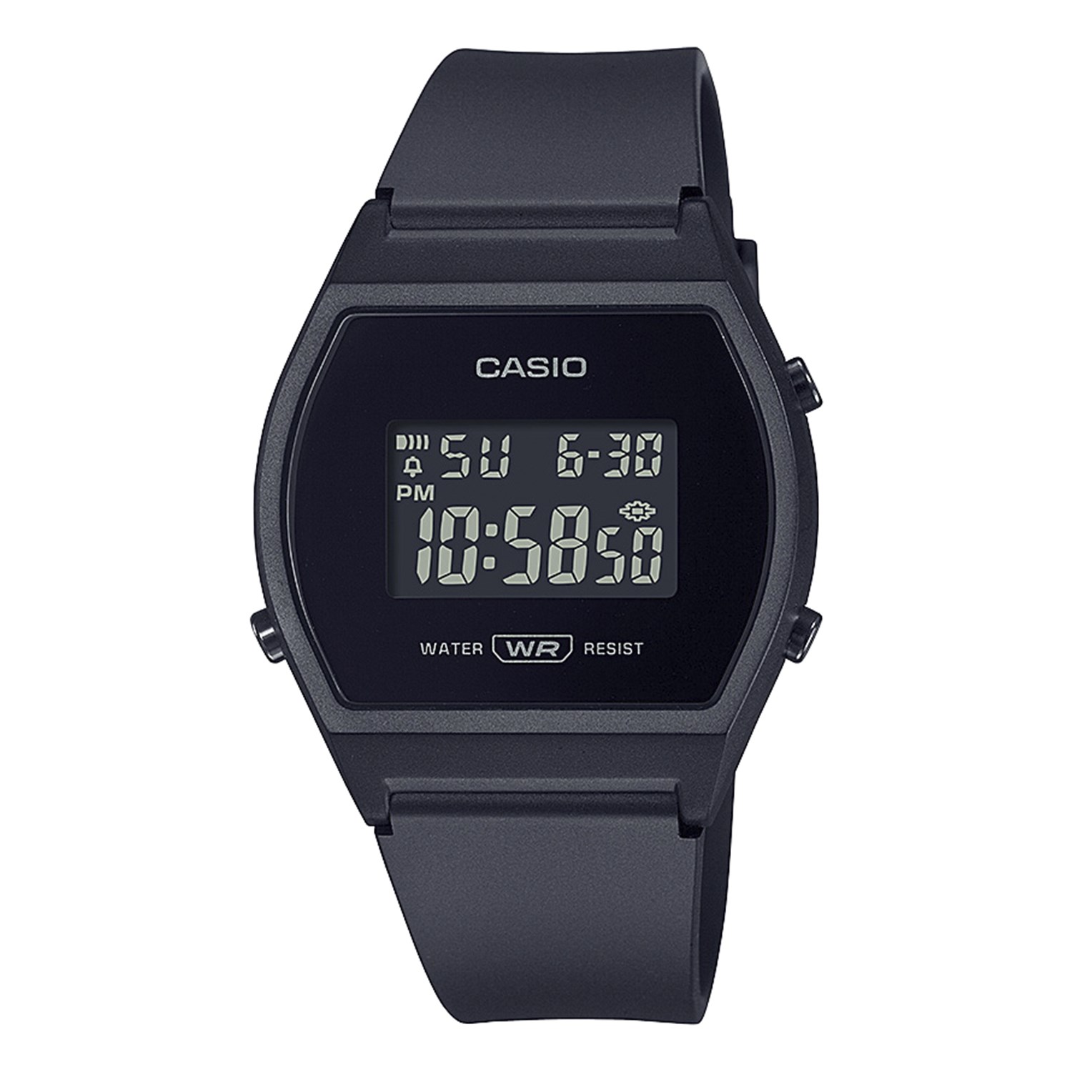 Casio Retro Digitaal Dames Horloge Zwart LW-204-1BEF
