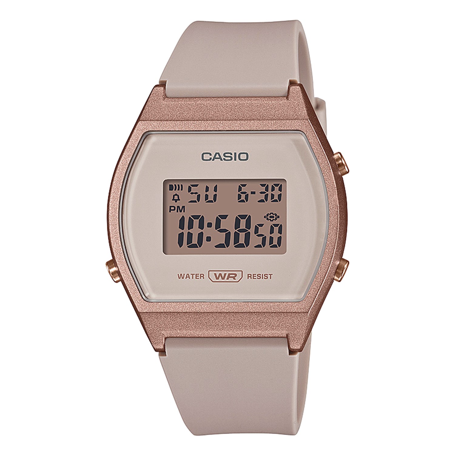 Casio Retro Digitaal Dames Horloge rose-roze LW-204-4AEF