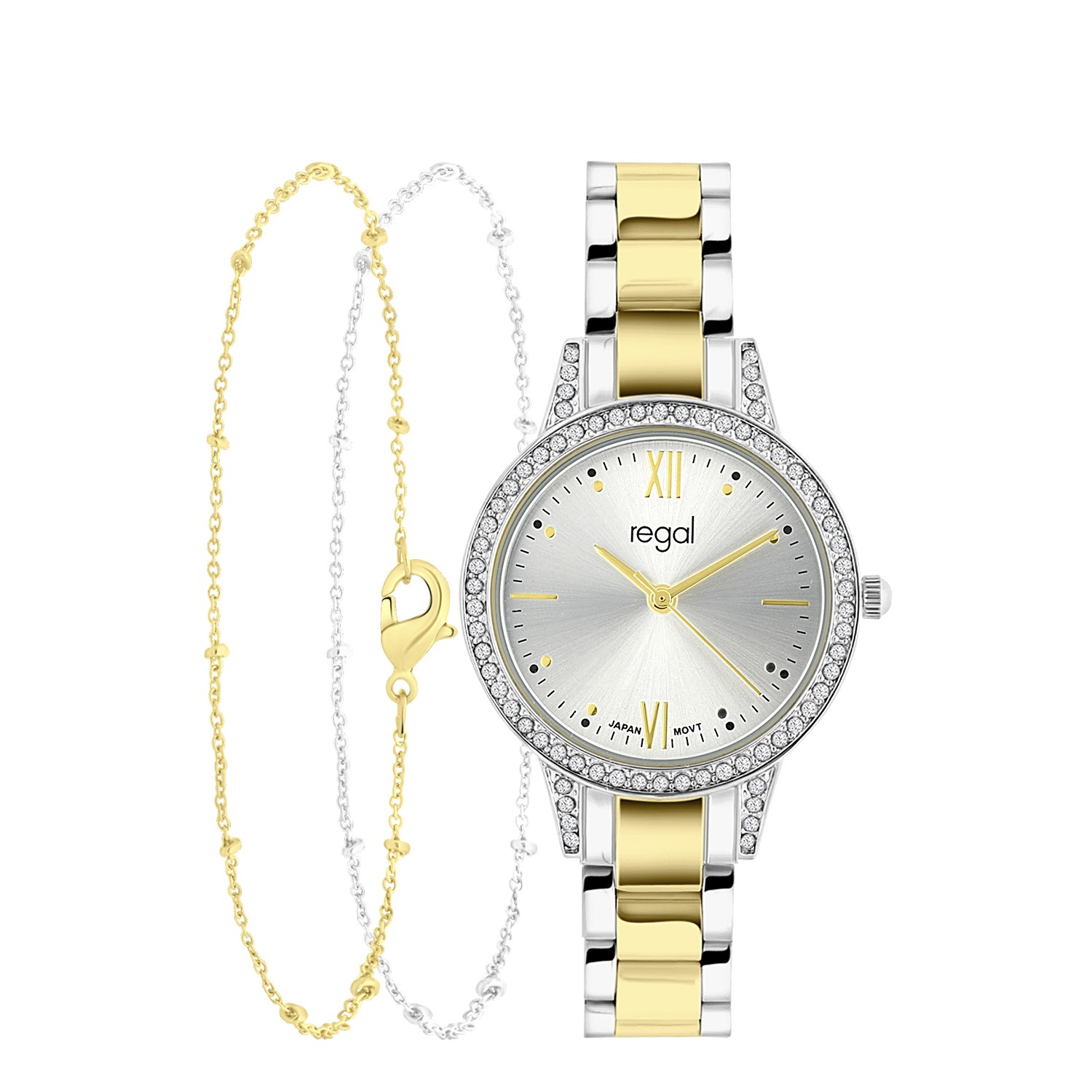 Regal Cadeau Set Dames Horloge met gratis armband