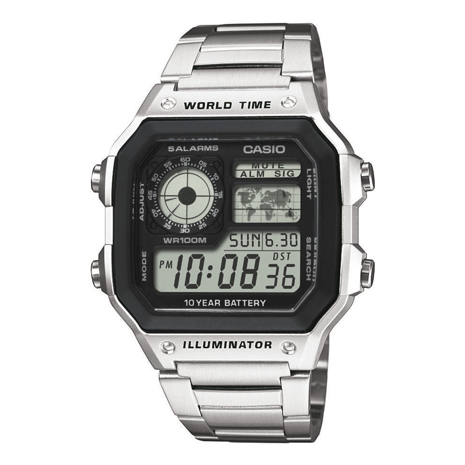 Casio Digitaal Heren Horloge AE-1200WHD-1AVEF