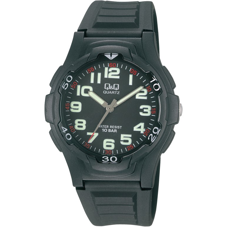 QQ Heren Horloge Zwart VP84J002Y