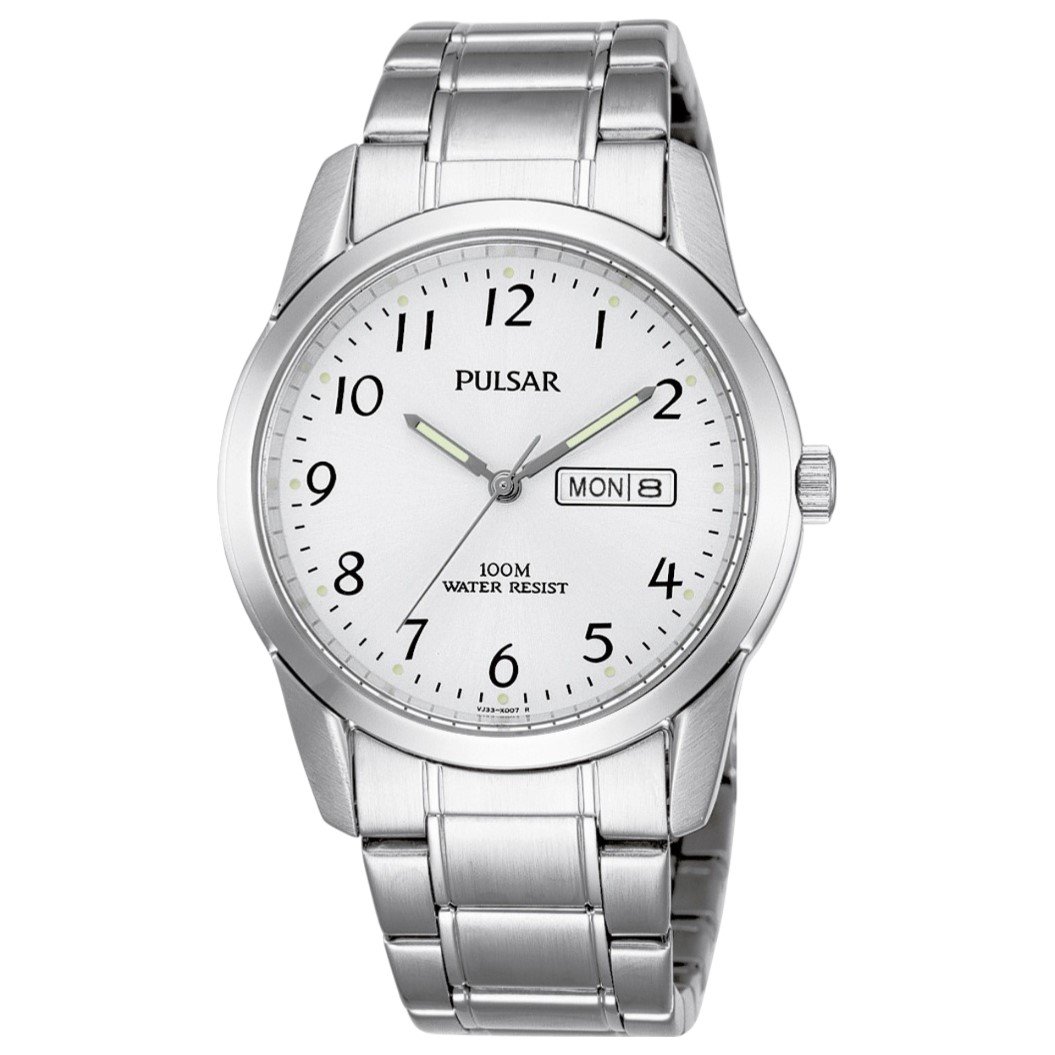 Pulsar Heren Horloge Zilverkleurig PJ6025X1