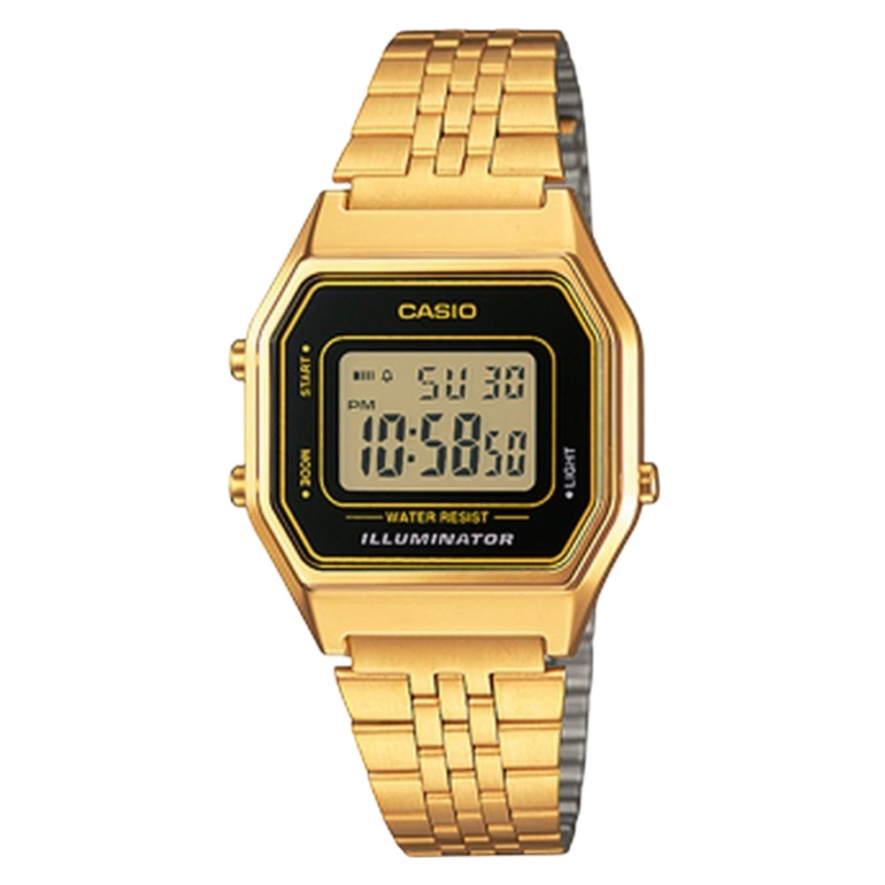 Casio Retro Digitaal Horloge Goudkleurig LA680WEGA-ER