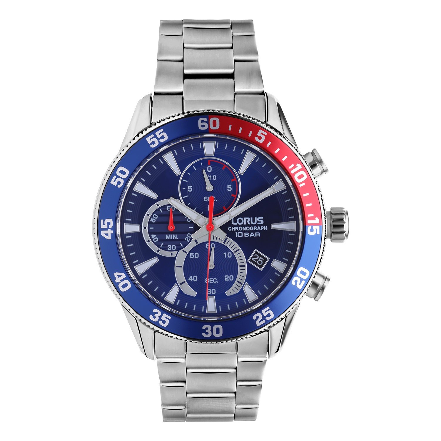 Lorus Heren Horloge Zilverkleurig RM325JX9