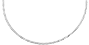 Gerecycled zilveren ketting gourmet schakel 70 cm (1006150)