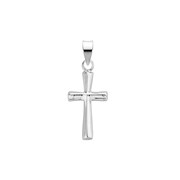 Zilveren hanger kruis (1013001)