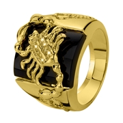 Gold plated ring schorpioen (1013438)